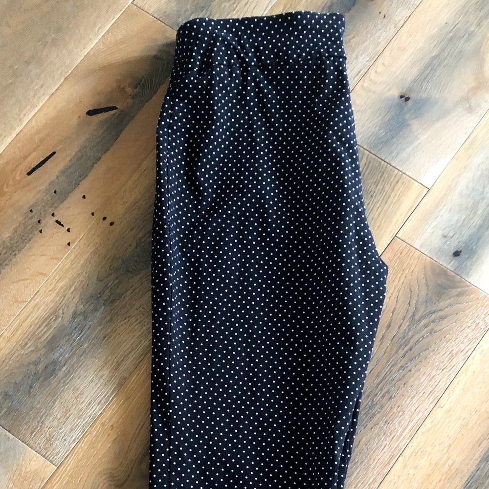 Straight leg spandex pants